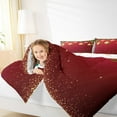 thumbnail image 4 of jejeloiu Gold Christmas Ball Bedding Comforter Set,Merry Xmas Theme Twin Comforter Sets,Sequin Print Bedding Set For Girls Boys,Breathable Home Decor Reversible,2-Piece, 4 of 8