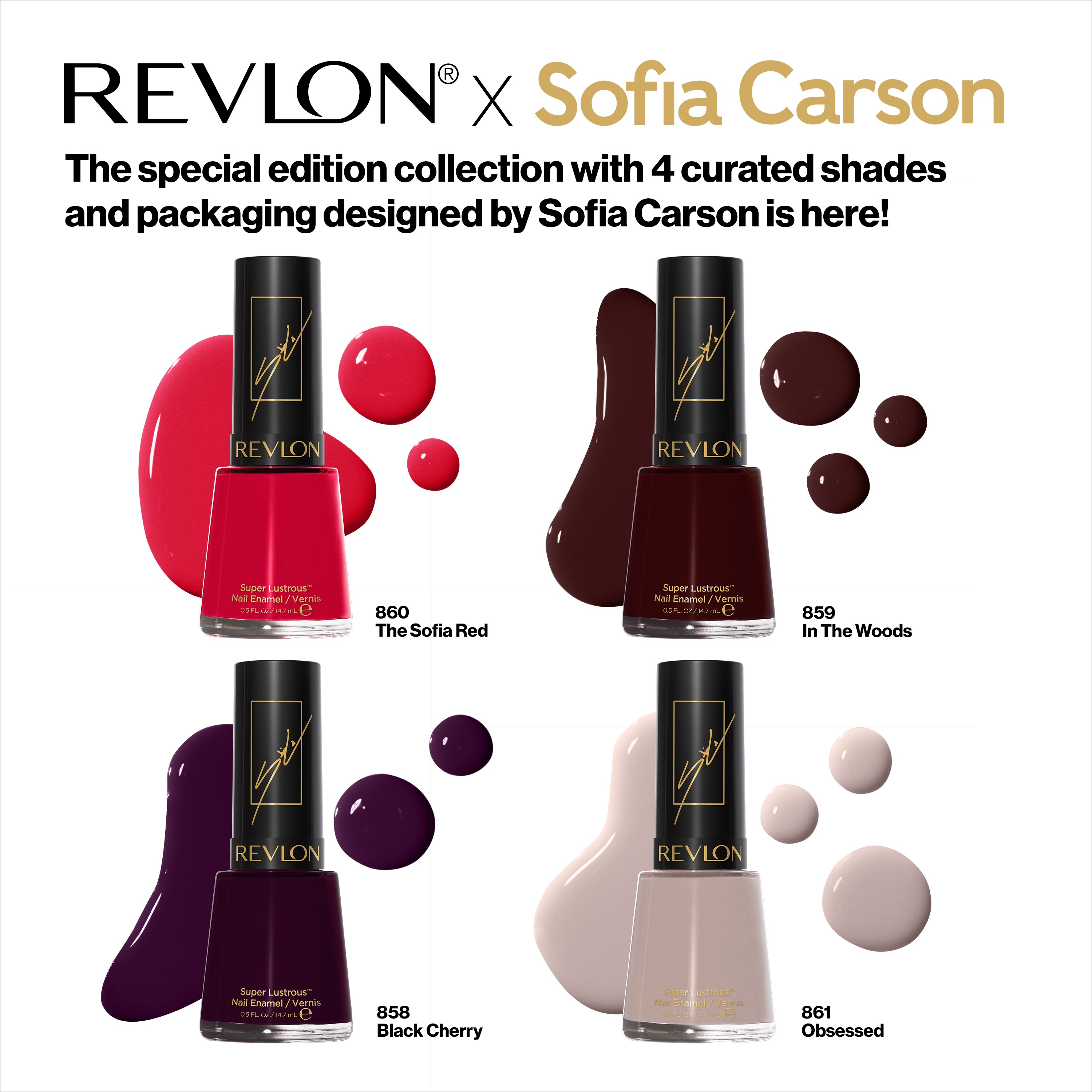 Revlon x Sofia Carson Super Lustrous Nail Enamel - In The Woods - image 4 of 8