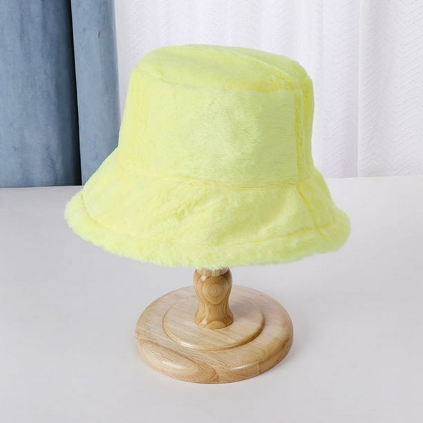 Gorro de pescador para niños, gorro de piel de conejo de imitación para otoño e invierno, gorro de peluche, gorro de lana cálido a prueba de frío