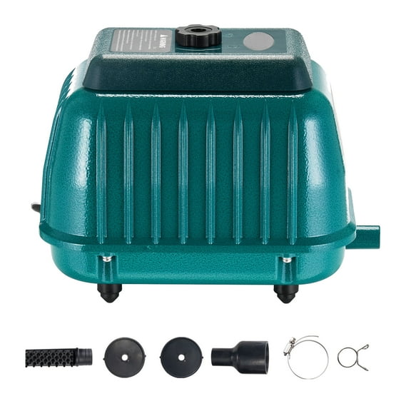 KFFKFF Linear Air Pump, 2219.04 GPH Airflow, Aeration System for 11 ft Deep Ponds, Suitable for Septic Tanks, Aquariums, Waste Management, Seafood Establishments, Fish Farms, and Hydroponic Systems