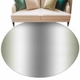 thumbnail image 2 of Round Area Rug 5ft,Sage Green Grey Gradient Stripe Washable Carpet Non-Slip Runner Accent Rugs Indoor Floor Mat for Bedroom Living Room Decor,Abstract Minimalist Style, 2 of 9