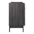 thumbnail image 3 of Vanity Cabinet (Sink not included), Dark Grey Gray, Wood, Mid Century Hotel Bedroom Bathroom, Modern Contemporary HB33347, 3 of 9