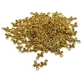 thumbnail image 1 of Colgantes de huecos BLESIY 100 piezas joyería Oro 17x10mm, 1 of 8