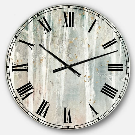 Designart 'A Woodland Walk into the Forest VII' Traditional wall clock
