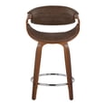 thumbnail image 6 of LumiSource Symphony 24" Fixed-Height Counter Stool - Set of 2, 6 of 10