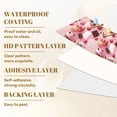 thumbnail image 6 of Pink Peel and Stick Wallpaper Pink Cupcakes Macarons Chocolate Strawberries Soft Spring Wall Mural 23.6in x 9.8ft Self Adhesive Removable Wall Paper Renter Friendly Wallpaper for Girls Bedroom, 6 of 8