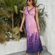 thumbnail image 3 of Vestido De Noche De Lujo Sin Mangas Para Mujer, Lavender Vestido De Fiesta, 3 of 5