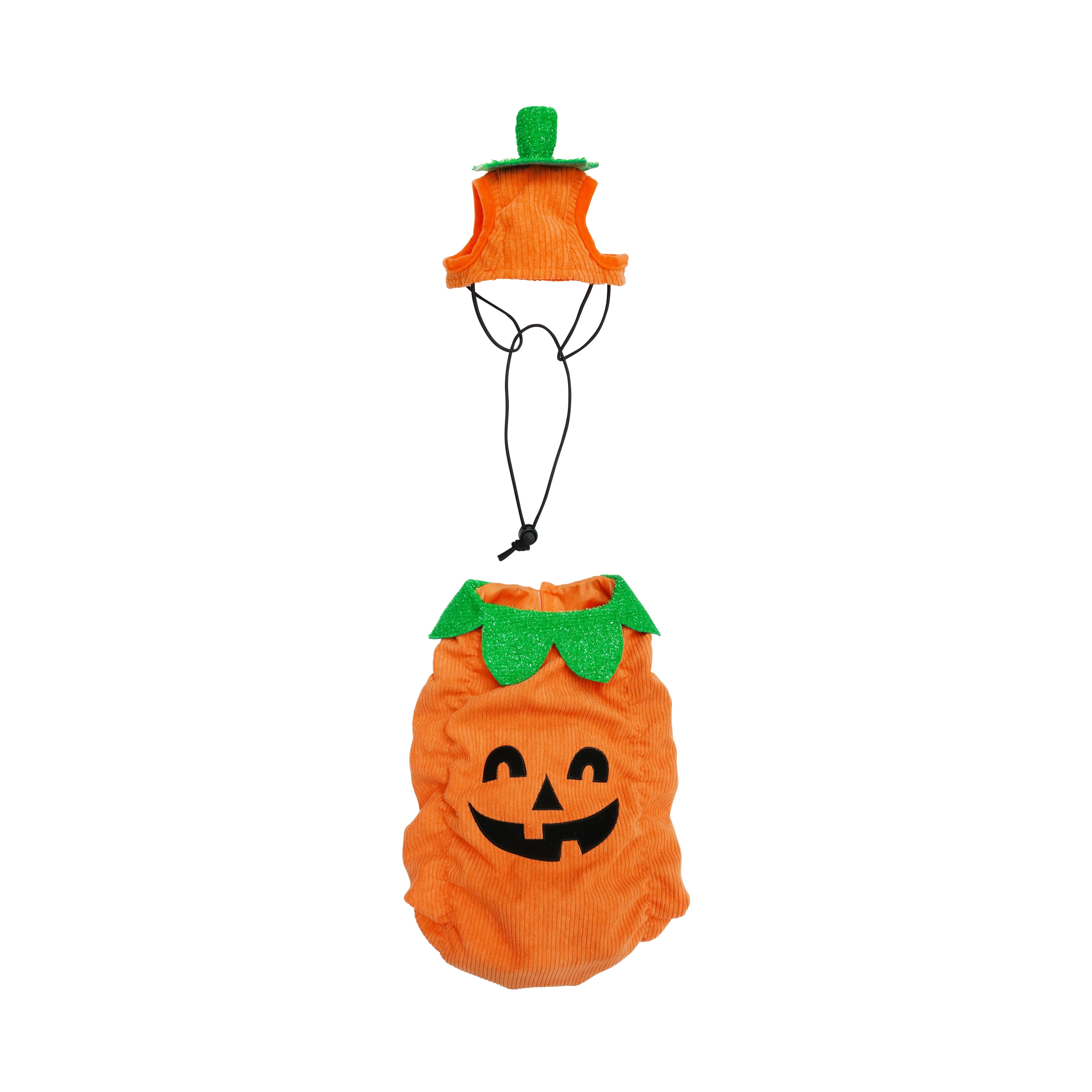 Best Furry Friends Costume for Dogs or Cats, Jack-O-Lantern Pumpkin, Small