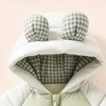 thumbnail image 7 of 0-6 Months Baby Snowsuits Hooded Romper Jumpsuit Cute Design Outwear Jackets Outfits for Girls Boys Infant Winter Clothes, 7 of 7