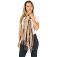 thumbnail image 5 of Sakkas Tawny Reversible Butterfly Pashmina/ Shawl/ Wrap/ Stole - Beige - One Size, 5 of 5