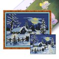 thumbnail image 1 of Hilo Algodón Bordado Punto Cruz Con Y Nieve 14 Quilates 29x21cm Rojo, 1 of 9