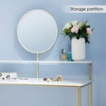 thumbnail image 5 of Ivinta Vanity Table Desk with Mirror for Girls Teens Teenager Makeup, Simple Home Office Computer Desk for Small Spaces, 5 of 7