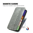 thumbnail image 4 of Dteck Wallet Case For Samsung Galaxy A13 4G, Shockproof Premium PU Leather Flip Folio Case RFID Blocking Card Slots Magnetic Closure and Stand Business Case, Gray, 4 of 5