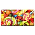 thumbnail image 2 of wall26 - 3 Piece Canvas Wall Art - Different Fruit Candies Background - Modern Home Art Stretched and Framed Ready to Hang - 24"x36"x3 Panels, 2 of 4