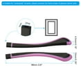 thumbnail image 2 of Uxcell Glasses End Tips 4 Pairs Eyeglass Anti Slip Ear Sock Pieces Tube Sleeve Replacement Temple, Pink Style 9, 2 of 5