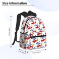 thumbnail image 2 of Balery Cartoon Helicopter Mochila para Mujeres y Hombres, Mochila Ligera Casual para Viajes, Mochila Clásica Básica para la Universidad, 2 of 6