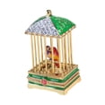 thumbnail image 3 of Milageto Bird Cage Figurine Collectible Jewelry Box for Necklace Ears Home Office Green, 3 of 8