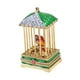 thumbnail image 3 of Figura de jaula de pájaro, joyero, coleccionable, artesanía, adorno, decoración, recuerdo Verde, 3 of 9