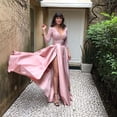 thumbnail image 3 of Women's Dress Lace Sequins Full Swing Sexy Long Skirt Tail Banquet Evening Dress, 3 of 4