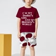 thumbnail image 5 of UAYOTSE Girl Clothes Set Summer Kid 1T 2T 3T Girl Clothes Shorts Set Floral Summer Outfits Cute Kid Clothes,Sizes 9-10 Years, 5 of 6