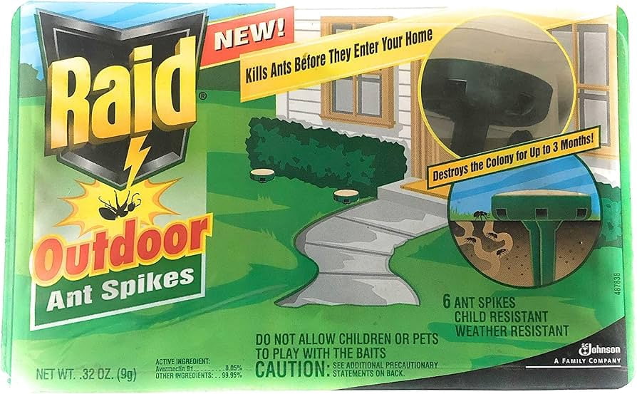 Raid Outdoor Ant Spikes 6 count package