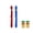 Red and Blue, variant on Pen Light with Pupil Gauge Nursing Pen Lights for Nurses 2 Pack Reusable Pupil Penlight for Nursing Students Doctors EMTs White Light LED Penlights for Nurses with 4 Batteries Blue and Purple