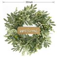thumbnail image 4 of Corona AMF0RESJ de eucalipto verde para puerta de entrada, primavera y verano, 4 of 8