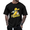 thumbnail image 2 of Bananas Baseball Graphic Tees for Men 2026 Summer Casual Short Sleeve Crewneck Funny Baseball Player T Shirts, 2 of 5