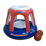 RhinoMaster Play Blow Up Splashketball for Swimming Pools - Fun, Inflatable Basketball Toy Hoop and Balls