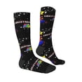 thumbnail image 4 of Lsque Mario Printed Crew Socks Men's Women's LightWeight Thin Casual Calf Socks ,Knee High Socks,Cotton Socks, 4 of 9
