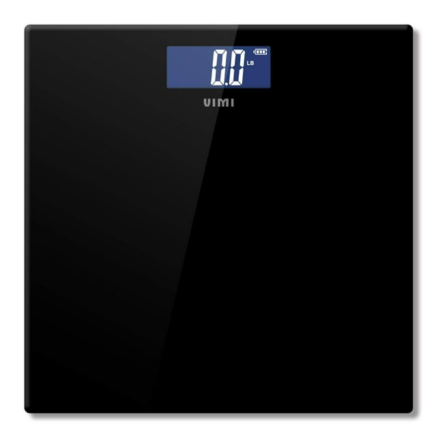 Báscula Digital Vimi Cuadrada De Cristal Templado Hasta 180 Kg