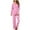 Pink A, variant on Enjoytime Valentines Day Womens Pajamas Set Plus Size Long Sleeve Pjs Button Neck Lounge Wear Spring Fall Soft 2 Piece Lounge Sets with Pants Sleepwear