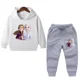 thumbnail image 3 of Ropa de primavera para niños, suéter de manga larga con capucha y pantalón de Frozen Elsa para niñas, conjuntos de 2 piezas, ropa para niñas pequeñas, 3 of 5