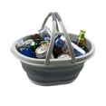 thumbnail image 7 of SAMMART 11L (2.9 Gallon) Collapsible Tub with Handle - Portable Outdoor Picnic Basket/Crater - Foldable Shopping Bag - Space Saving Storage Container, 7 of 7