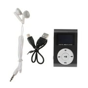 MX-801 Mini USB Metal Clip Micro SD TF Card Slot LCD Screen Music MP3 Player
