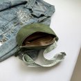 thumbnail image 2 of Bolso Pecho Gamuza Sintética para Mujer Hombro Con Correa Ancha Estampada () Verde, 2 of 8