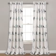 thumbnail image 1 of Rowley Birds Room Darkening Window Curtain Panels Blue/Gray 52X95+2 Set, 1 of 5