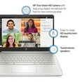 thumbnail image 3 of HP 14" Touch Laptop,Intel Core i3-1115G4,4GB RAM,128G SSD, Silver, Windows 11 Home, 14-dq2032wm, 3 of 6