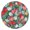 Pioneer Flower Floral, variant on Pioneer Flower Floral Print Pattern Round Fitted Tablecloth with Elastic Edge,Dining Table Cover Waterproof,Outdoor Round Tablecloth for Camping,Dining,Indoor and Outdoor