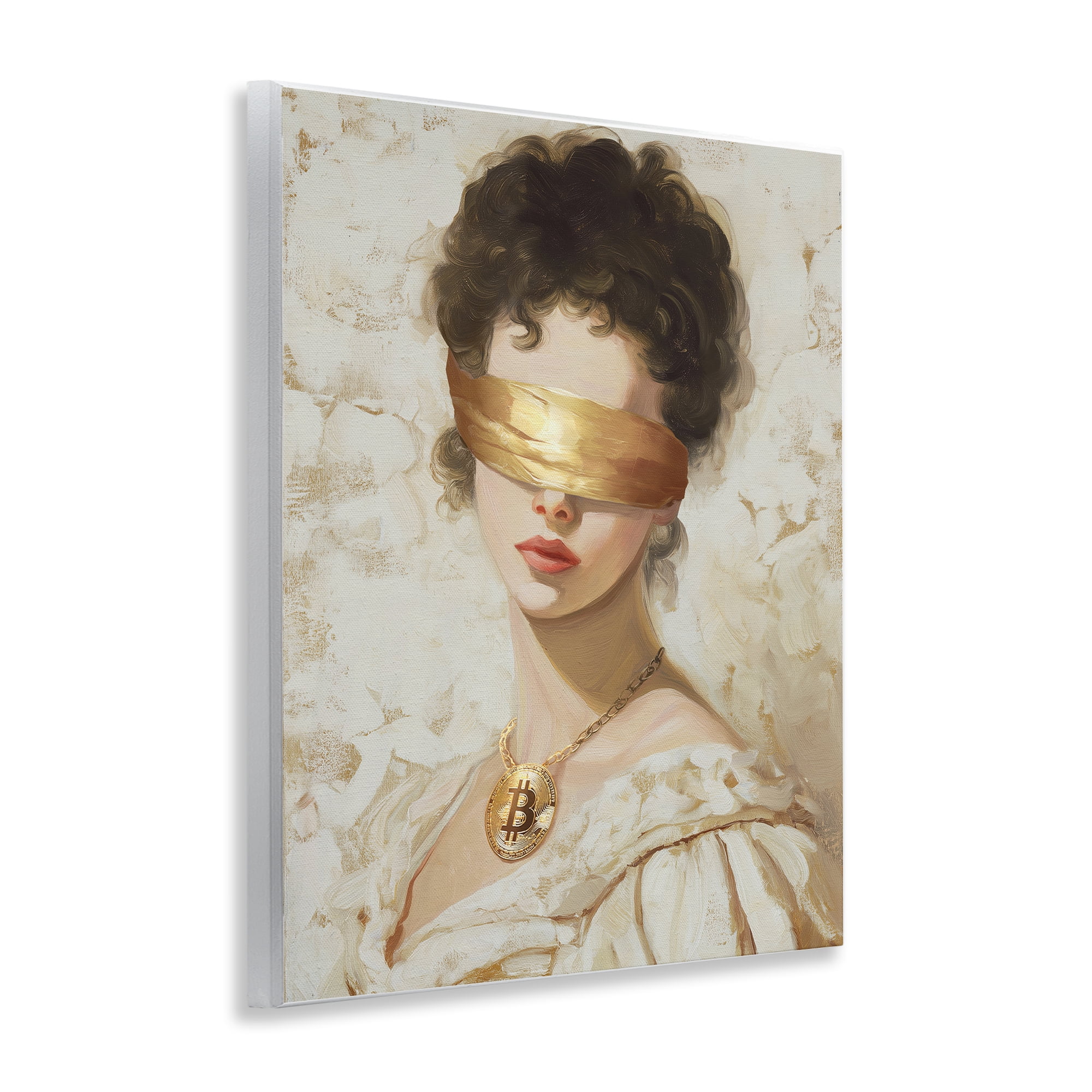 Stupell Industries Crypto Veil Portrait Wall Plaque Art, design by Svetlana Aleynikova