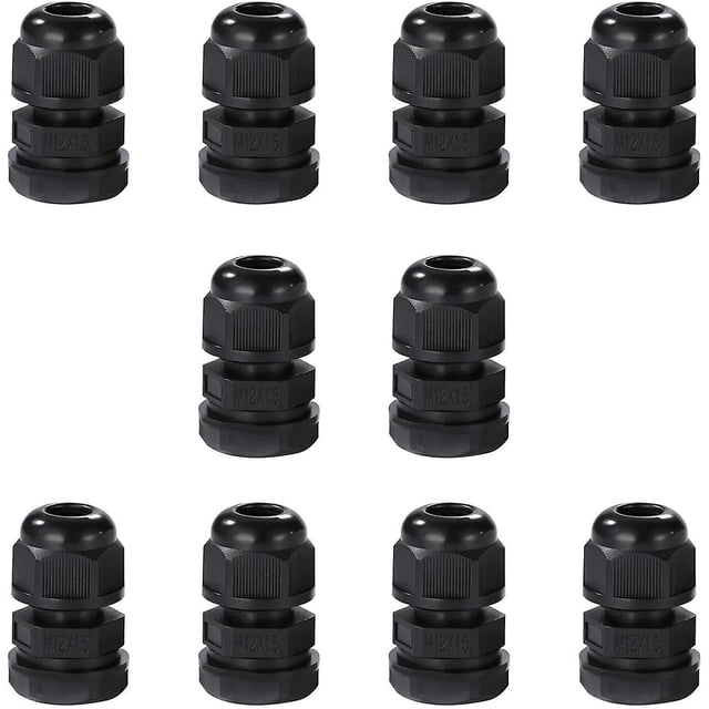 Pasacables WEIHJMXG paquete de 10 conectores de nailon a prueba de agua IP68