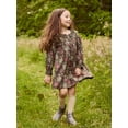 thumbnail image 3 of Modern Moments By Gerber Toddler Girl Dress with Neck Ruffle and Embroidery, Sizes 12 Months - 5T, 3 of 9