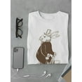 thumbnail image 3 of Gentle Rabbit With Top Hat T-Shirt Men -Image by Shutterstock, Male x-Large, 3 of 4