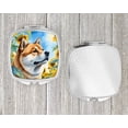 thumbnail image 4 of Akita in Sunflowers Compact Mirror 2.75 in x 3 in, 4 of 4