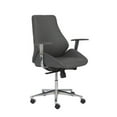 thumbnail image 2 of Eurostyle Bergen Low Back Office Chair in Taupe, 2 of 3