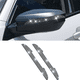 thumbnail image 1 of piezas de pegatinas de parachoques de espejo de coche de parachoques de puerta de cristal pegatinas creativas antiarañazos de diamante, 1 of 5