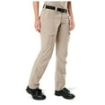thumbnail image 2 of 5.11 Work Gear Women's Fast-Tac Cargo Professional Uniform Pants, Polyester Ripstop, Khaki, 12 Long, Style 64419, 2 of 6