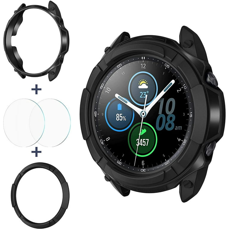 3 in 1 Accessories for Samsung Galaxy Watch 3 45mm 1 ged TPU