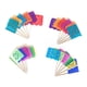 thumbnail image 1 of Juego de 24 piezas de mini papel mexicano multicolor, papel picado, banderines de tejido, banderitas, decoraciones para fiestas, decoración para magdalenas, banderines para fiestas, diseño de flores, 1 of 8