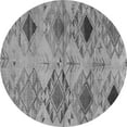 thumbnail image 1 of Ahgly Company Indoor Round Persian Gray Traditional Area Rugs, 4' Round, 1 of 1